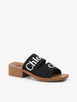 Lin-Chloé Mules Woody Noir
