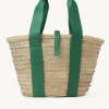 Sacs Cabas-Chloé Panier Chloe Sense Pop Green