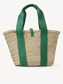 Sacs Cabas-Chloé Panier Chloe Sense Pop Green