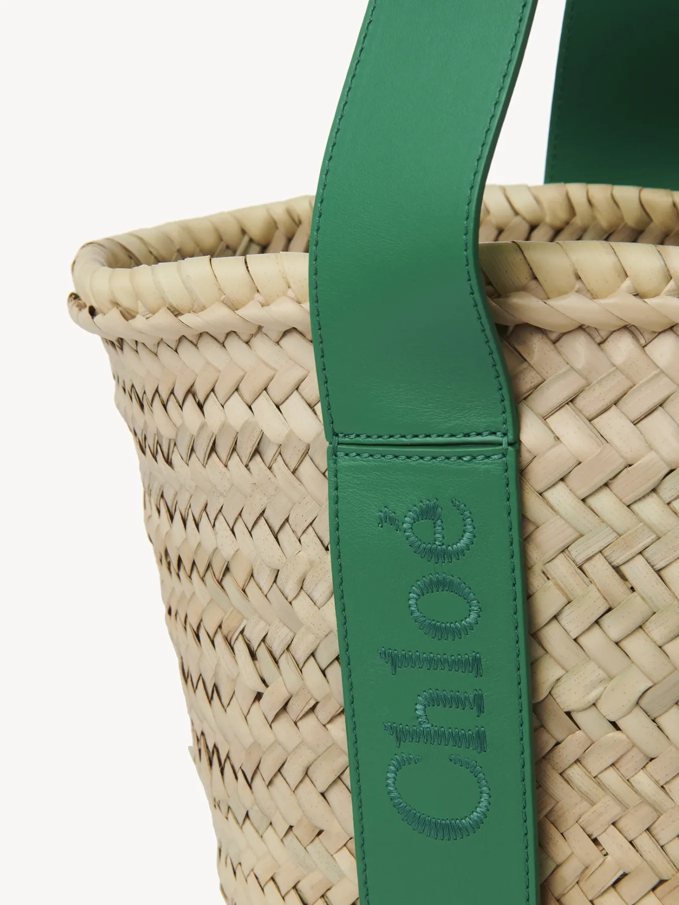 Sacs Cabas-Chloé Panier Chloe Sense Pop Green