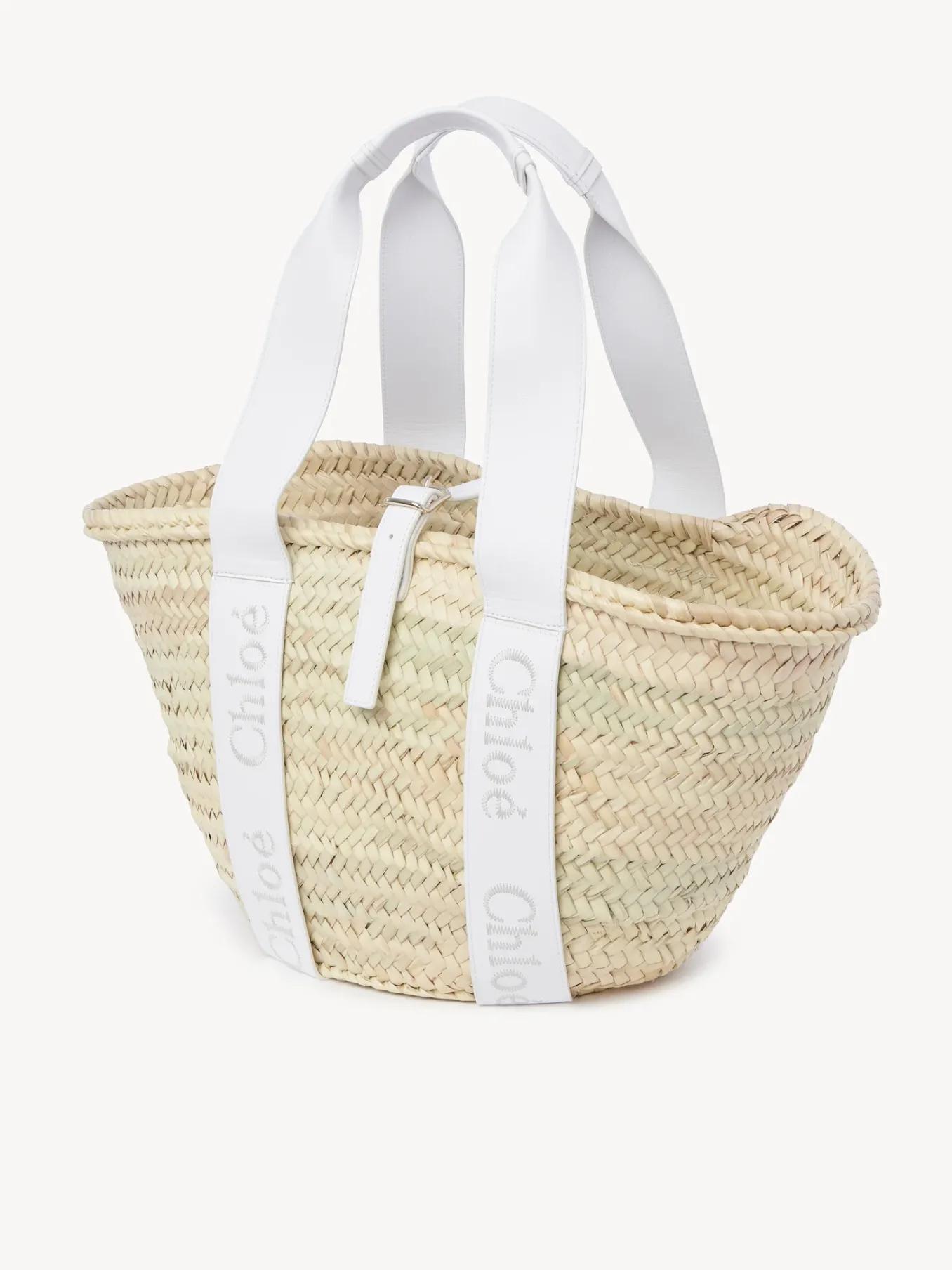 Sacs Cabas-Chloé Panier Chloe Sense Crystal White
