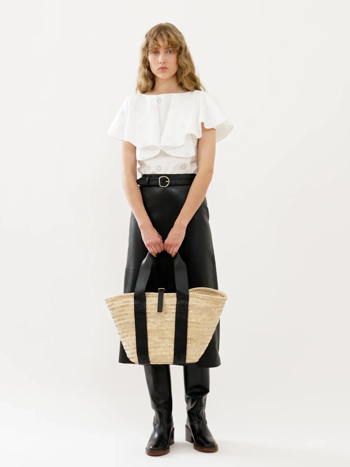 Sacs Cabas-Chloé Panier Chloe Sense Noir