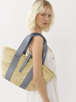 Sacs Cabas-Chloé Panier Chloe Sense Storm Blue