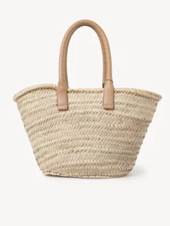Sacs Cabas-Chloé Panier Marcie Light Tan