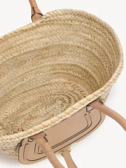 Sacs Cabas-Chloé Panier Marcie Light Tan