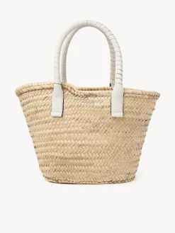 Sacs Cabas-Chloé Panier Marcie Blanc