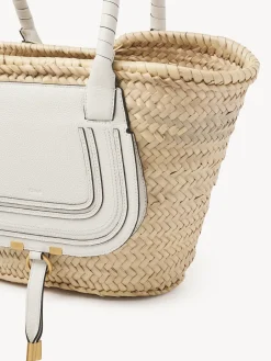 Sacs Cabas-Chloé Panier Marcie Blanc