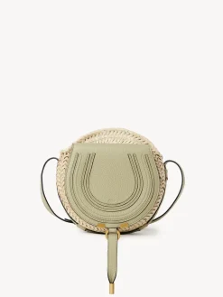 Sacs À Bandoulière-Chloé Panier Rond Porte Épaule Marcie Faded Green