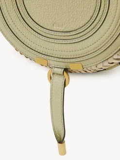 Sacs À Bandoulière-Chloé Panier Rond Porte Épaule Marcie Faded Green
