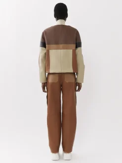 Pantalons Et Shorts-Chloé Pantalon Cargo Fusele Multicolor Brown 1