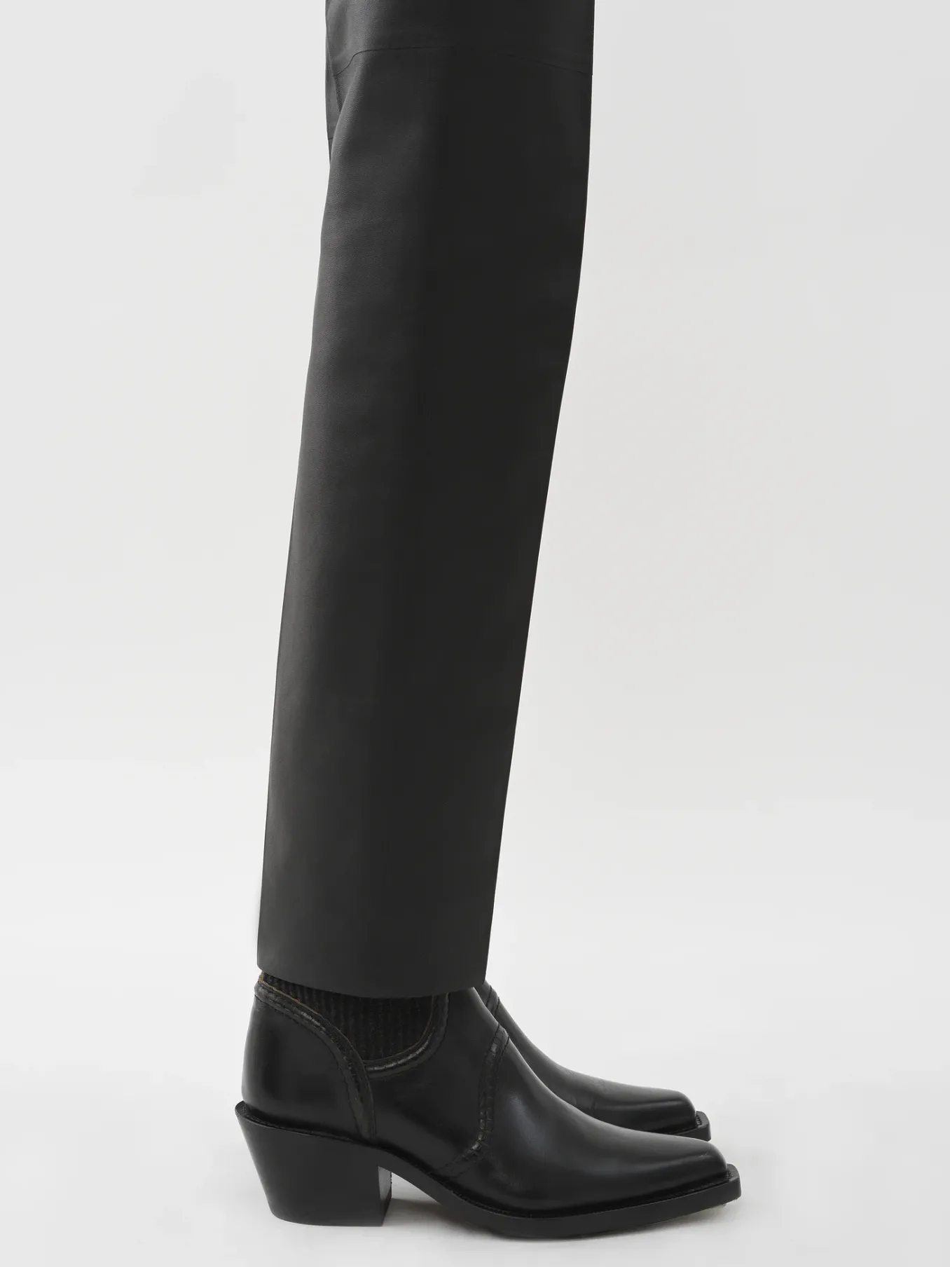 Pantalons Et Shorts-Chloé Pantalon Cigarette Noir