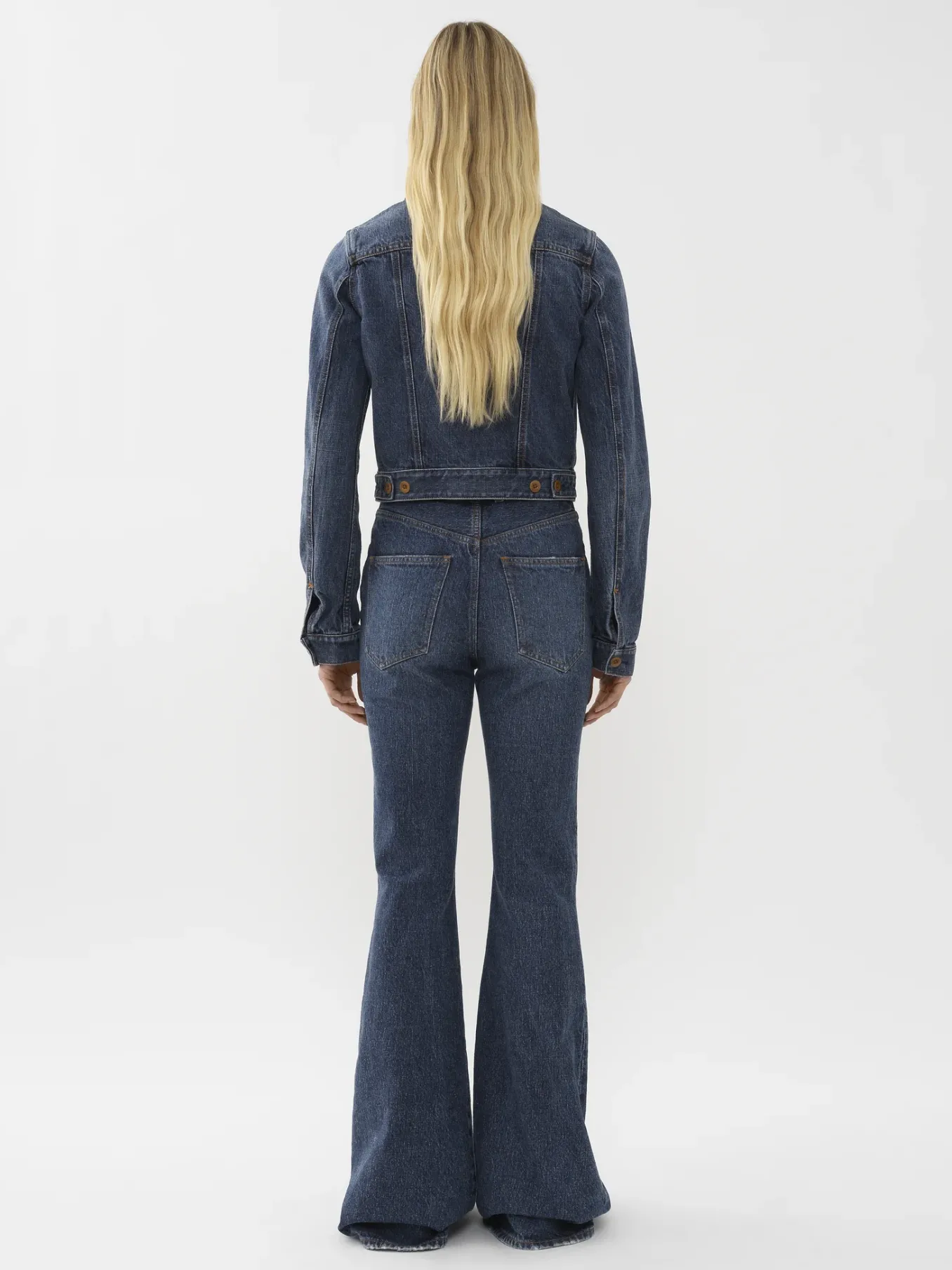 Pantalons Et Shorts-Chloé Pantalon Cloche « Merapi » Dusky Blue