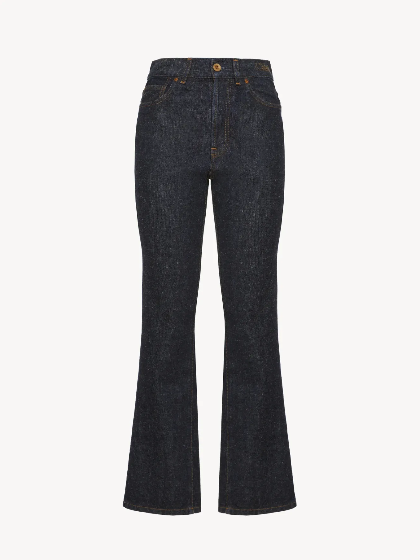 Pantalons Et Shorts-Chloé Pantalon Court Evase « Pacaya » Iconic Navy