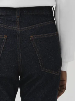 Pantalons Et Shorts-Chloé Pantalon Court Evase « Pacaya » Iconic Navy