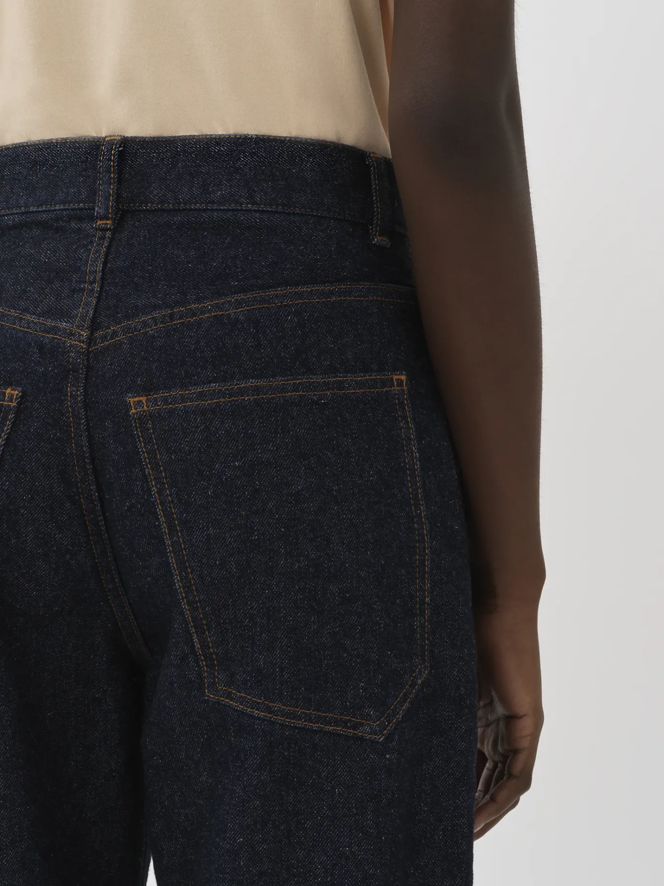 Pantalons Et Shorts-Chloé Pantalon Court Large « Stromboli » Iconic Navy
