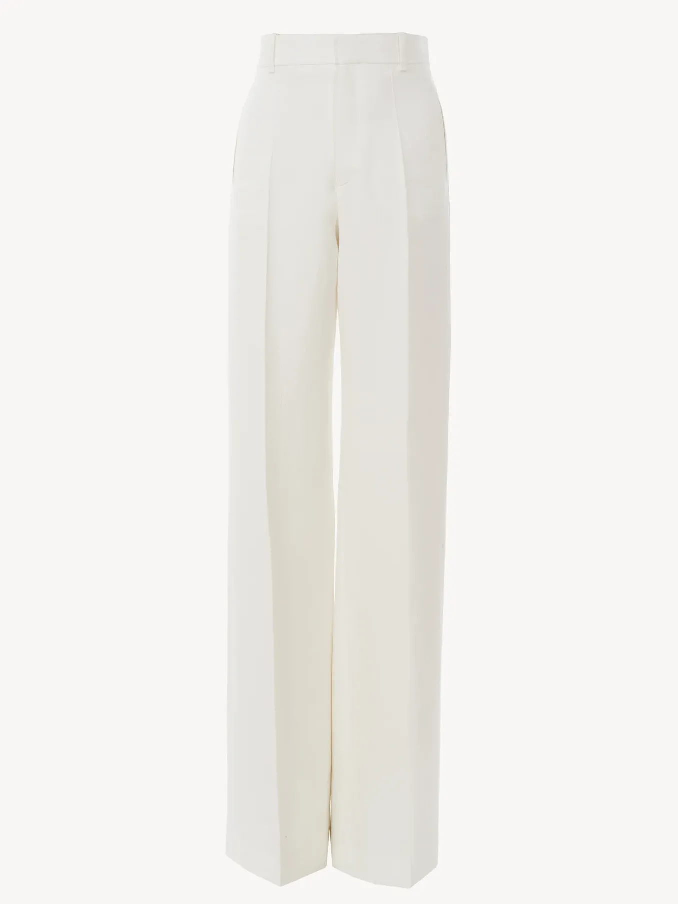 Pantalons Et Shorts-Chloé Pantalon De Costume Evase Buttercream