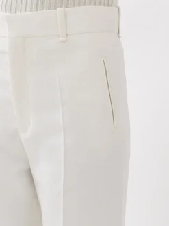 Pantalons Et Shorts-Chloé Pantalon De Costume Evase Buttercream