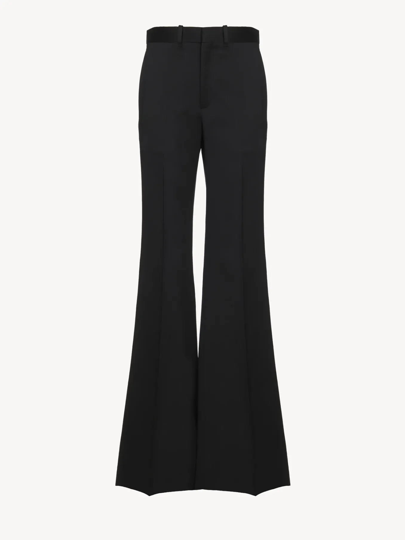 Pantalons Et Shorts-Chloé Pantalon De Costume Evase Noir