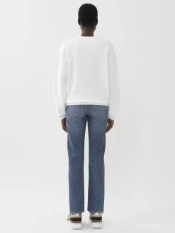 Pantalons Et Shorts-Chloé Pantalon Droit « Semeru » Dusky Blue