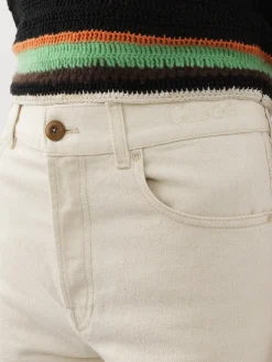 Pantalons Et Shorts-Chloé Pantalon Droit « Semeru » Iconic Milk