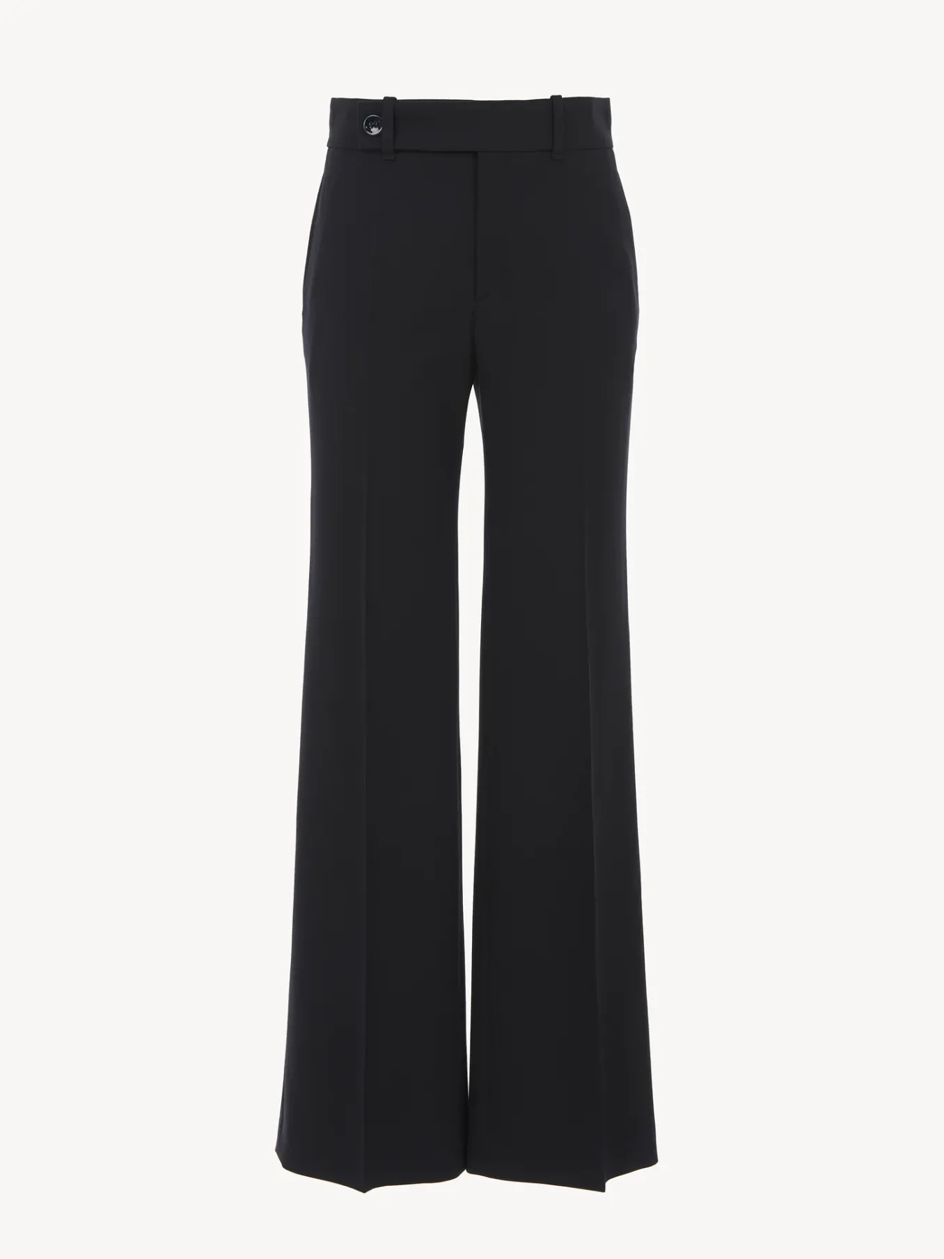 Pantalons Et Shorts-Chloé Pantalon Evase Abyss Blue
