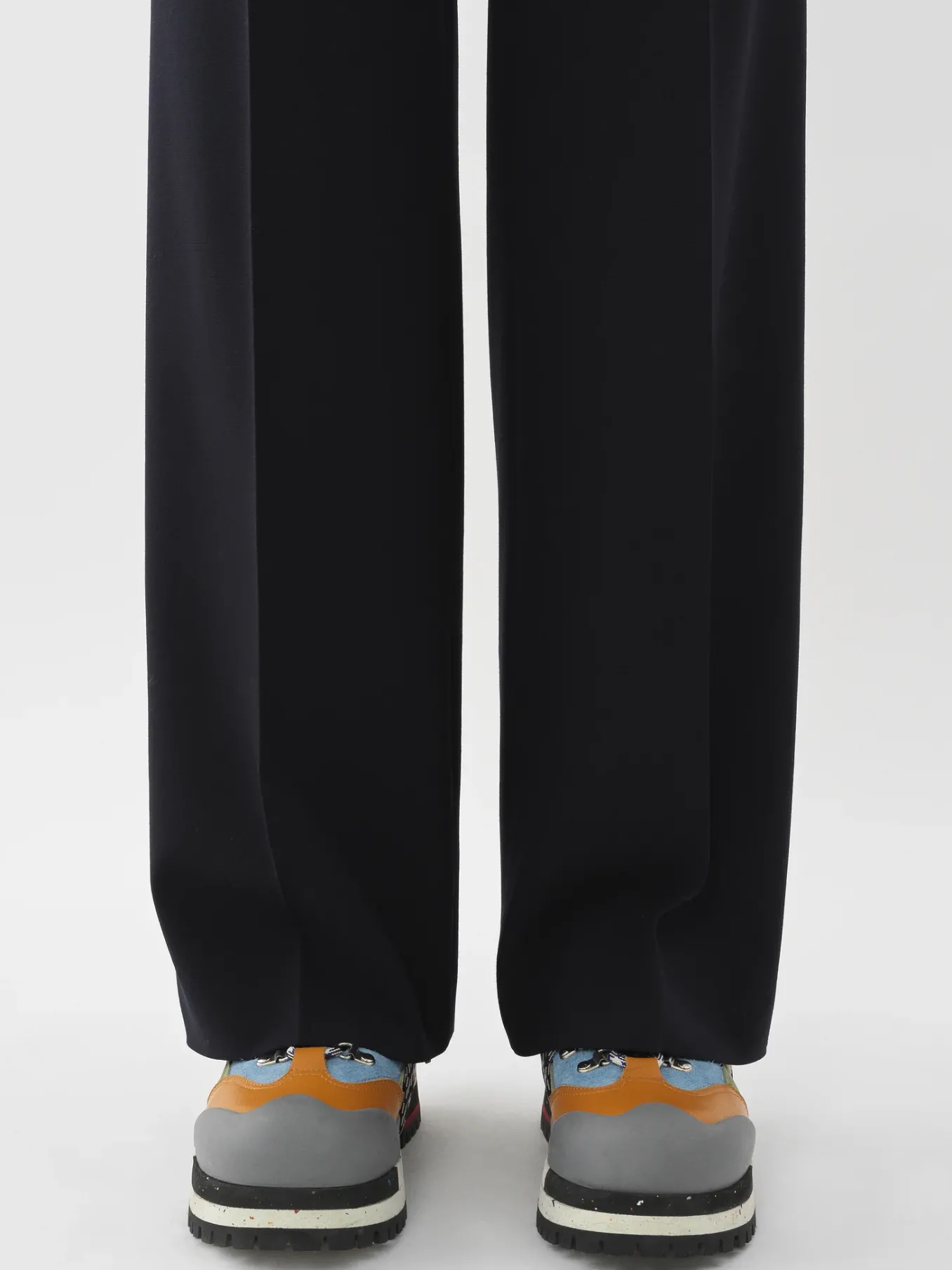 Pantalons Et Shorts-Chloé Pantalon Evase Abyss Blue