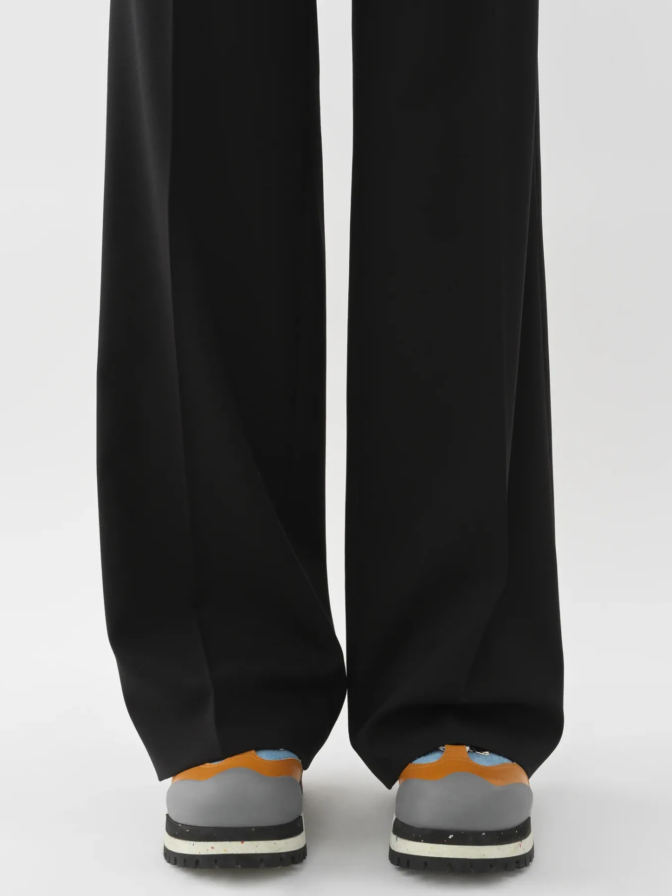 Pantalons Et Shorts-Chloé Pantalon Evase Noir