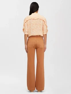 Vêtements-Chloé Pantalon Evase Reef Shell