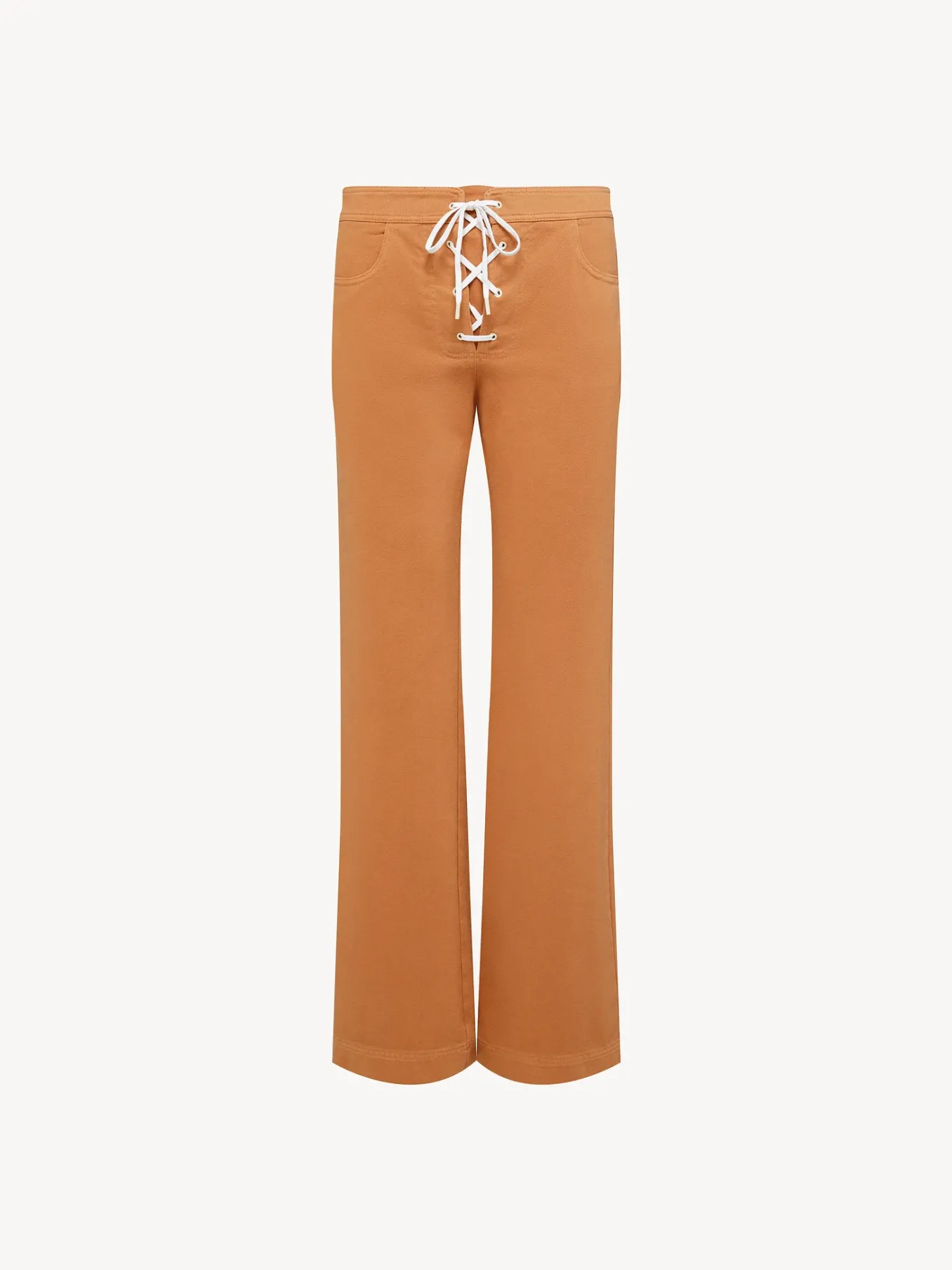 Vêtements-Chloé Pantalon Evase Reef Shell