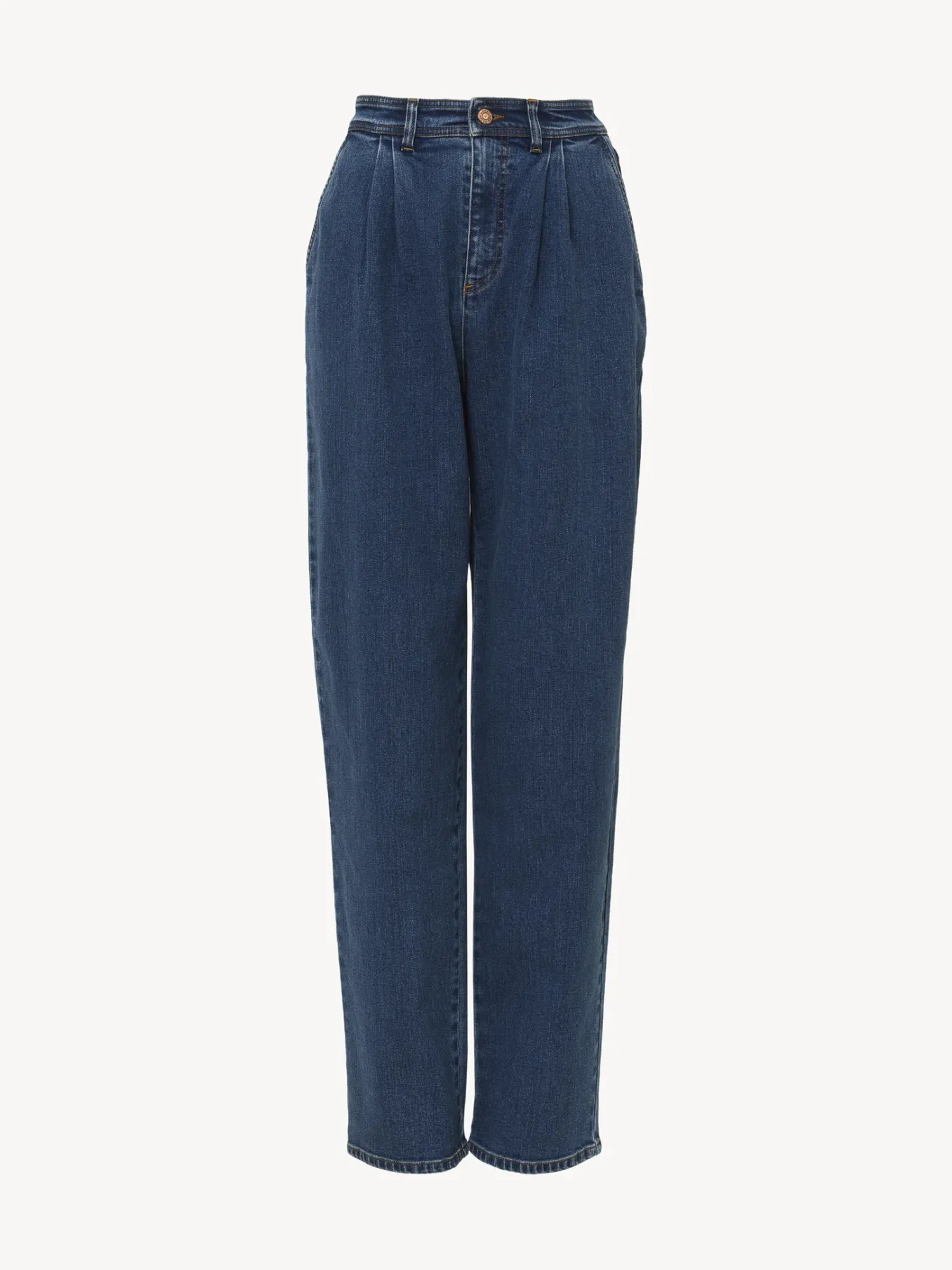 Vêtements-Chloé Pantalon Fusele Deep Denim