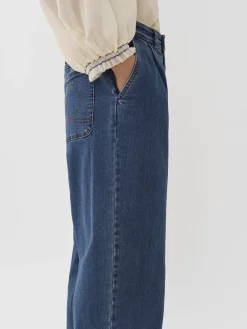 Vêtements-Chloé Pantalon Fusele Deep Denim