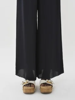 Vêtements-Chloé Pantalon Jupe-Culotte Ink Navy