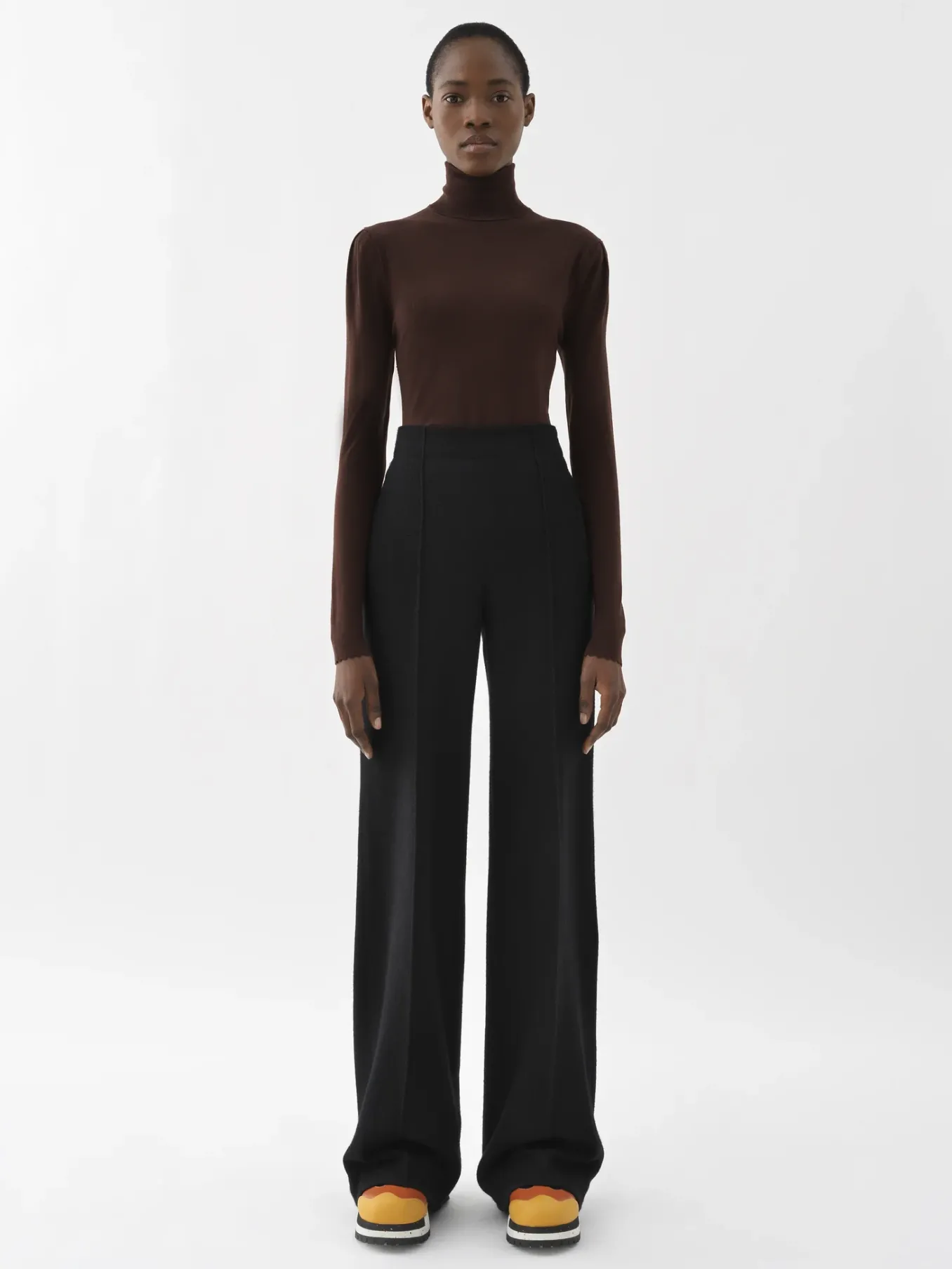 Pantalons Et Shorts-Chloé Pantalon Large Noir