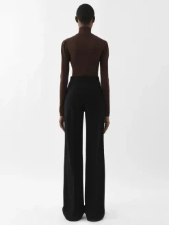 Pantalons Et Shorts-Chloé Pantalon Large Noir