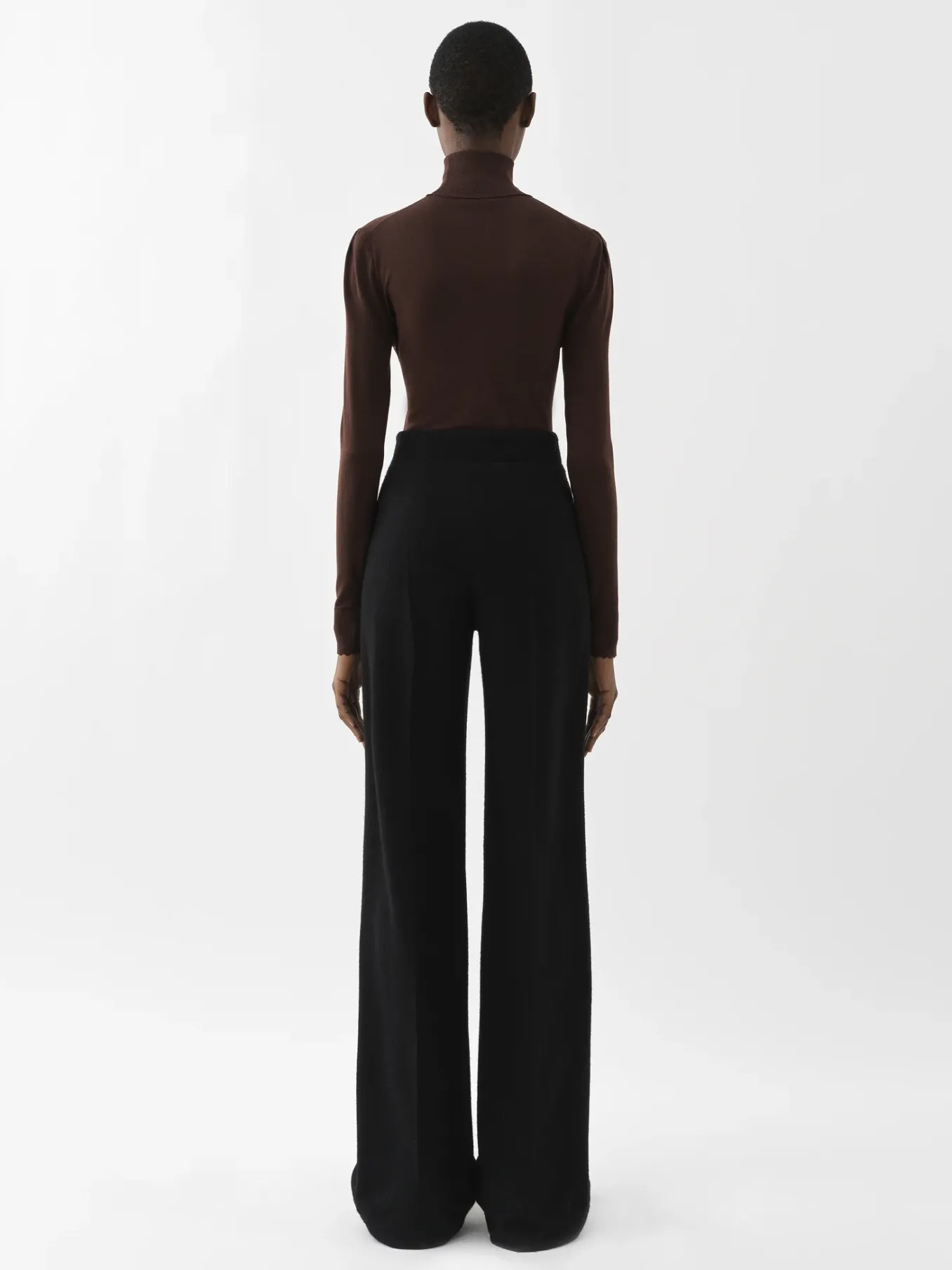 Pantalons Et Shorts-Chloé Pantalon Large Noir