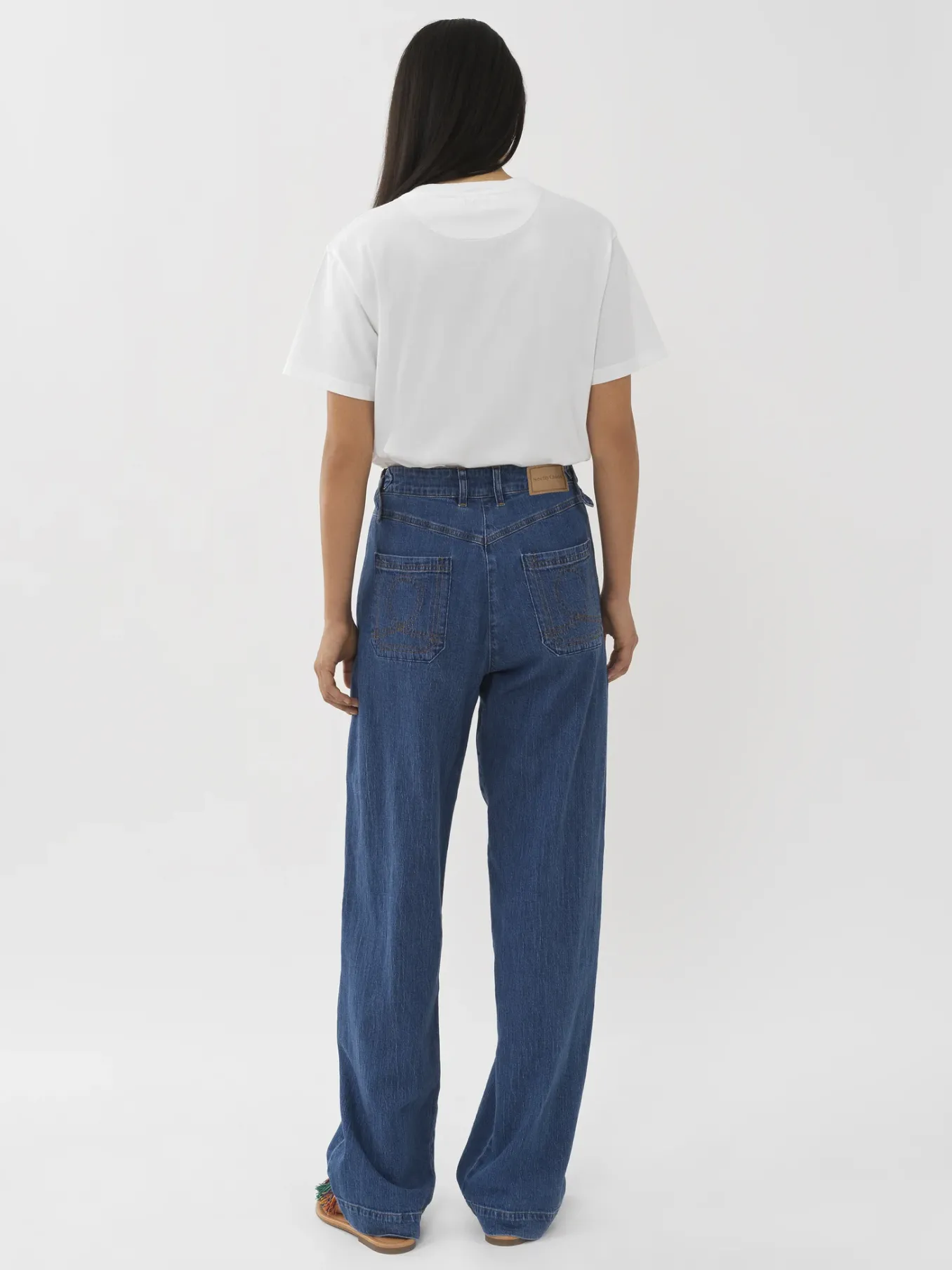 Vêtements-Chloé Pantalon Large Truly Navy