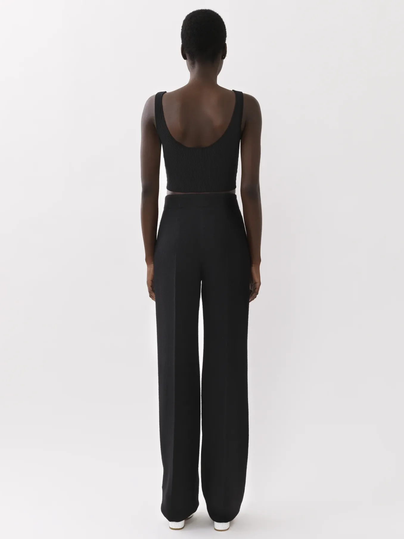 Pantalons Et Shorts-Chloé Pantalon Large Noir