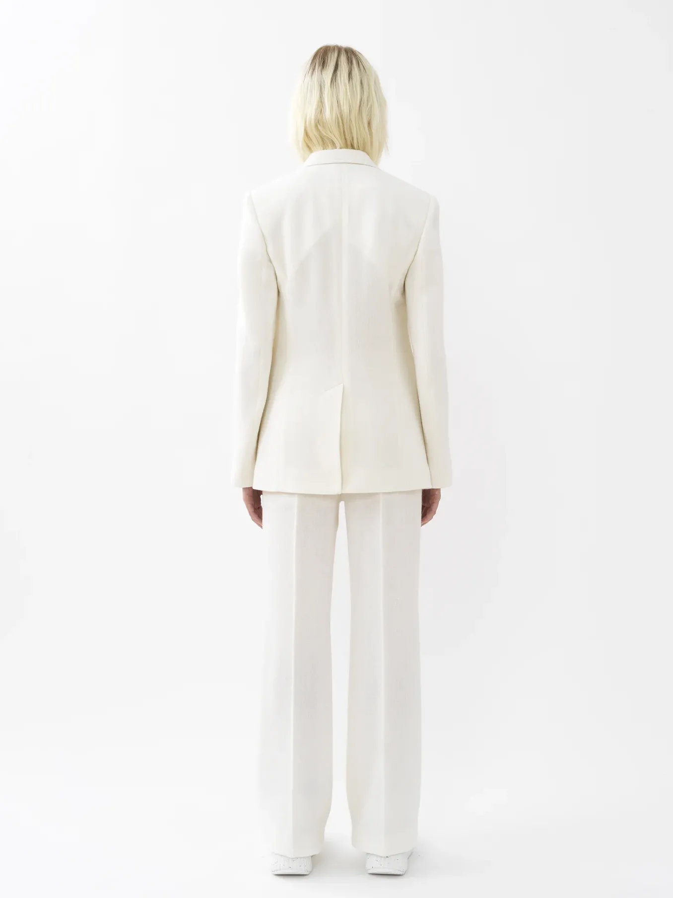 Pantalons Et Shorts-Chloé Pantalon Large Eden White