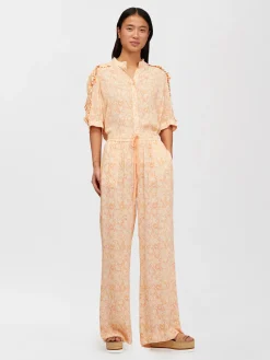 Vêtements-Chloé Pantalon Large Pink - Orange 1