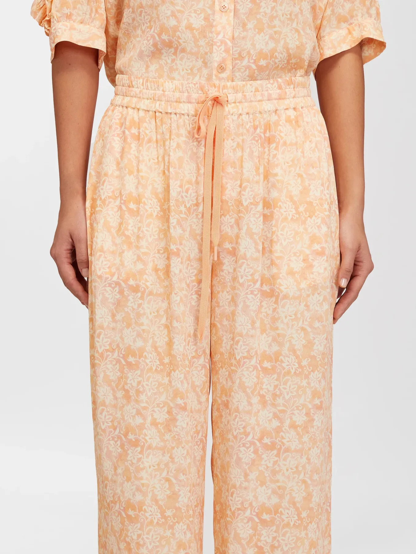 Vêtements-Chloé Pantalon Large Pink - Orange 1