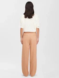 Vêtements-Chloé Pantalon Large Fusele Dusty Coral