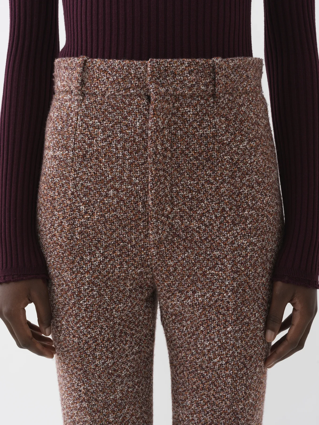 Pantalons Et Shorts-Chloé Pantalon Slim Multicolor 2