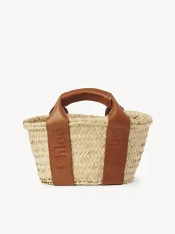 Sacs Cabas-Chloé Petit Panier Chloe Sense Caramel