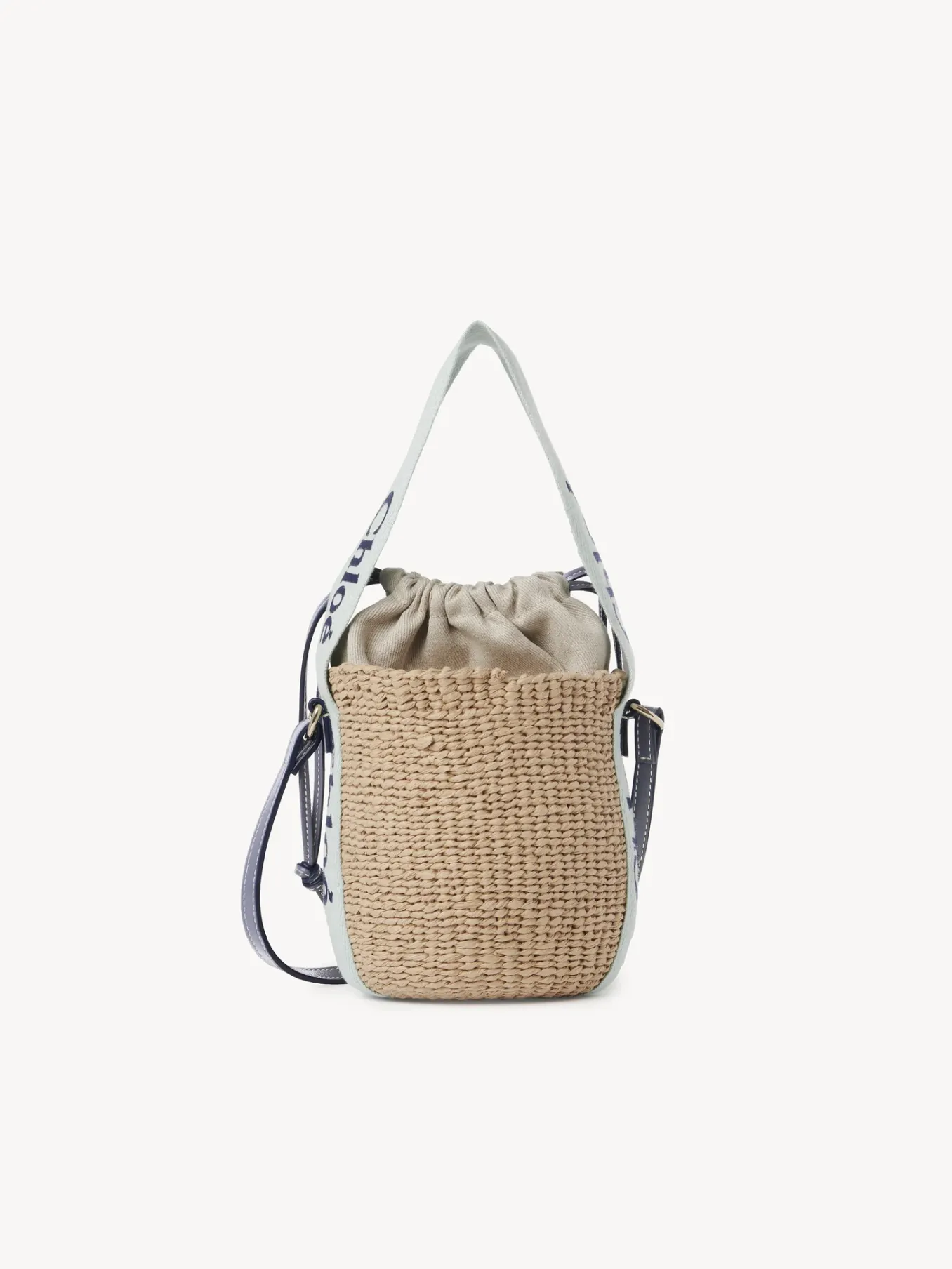 Sacs À Bandoulière-Chloé Petit Panier Woody Green - Blue 1