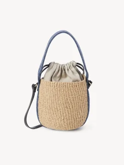Sacs À Bandoulière-Chloé Petit Panier Woody Denim