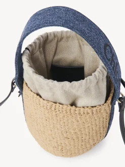 Sacs À Bandoulière-Chloé Petit Panier Woody Denim