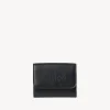 Portefeuilles Compacts-Chloé Petit Portefeuille A Trois Volets Chloe Sense Noir