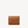 Portefeuilles Compacts-Chloé Petit Portefeuille A Trois Volets Chloe Sense Caramel