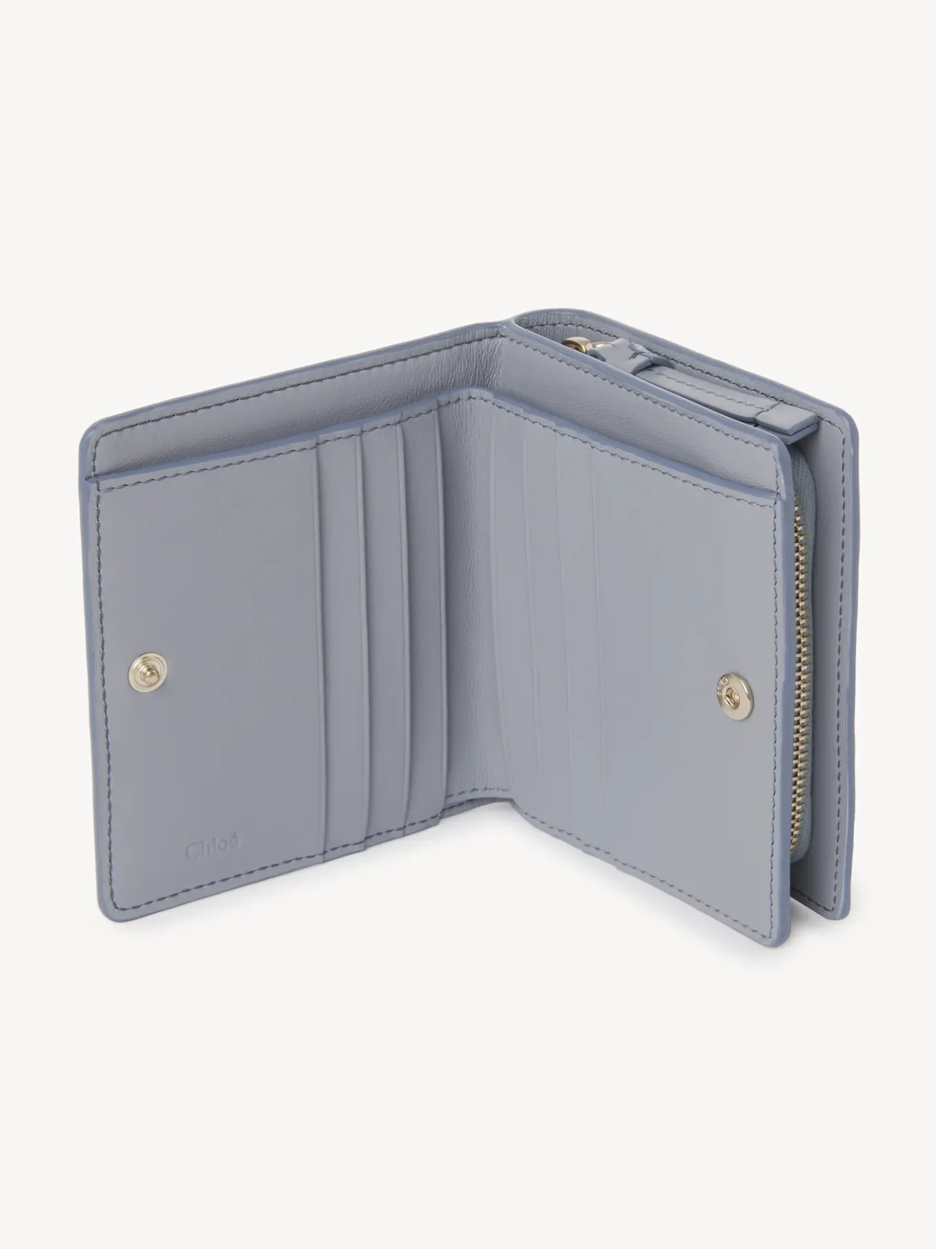 Portefeuilles Compacts-Chloé Petit Portefeuille Chloe Sense Storm Blue