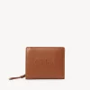 Portefeuilles Compacts-Chloé Petit Portefeuille Chloe Sense Caramel